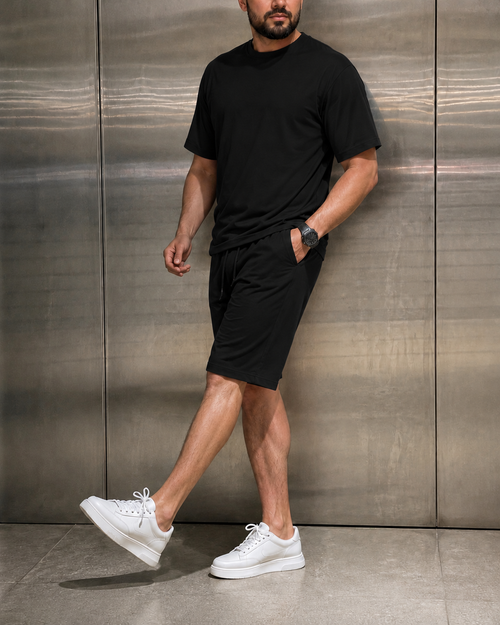 Yarı-Oversize Şort Takım